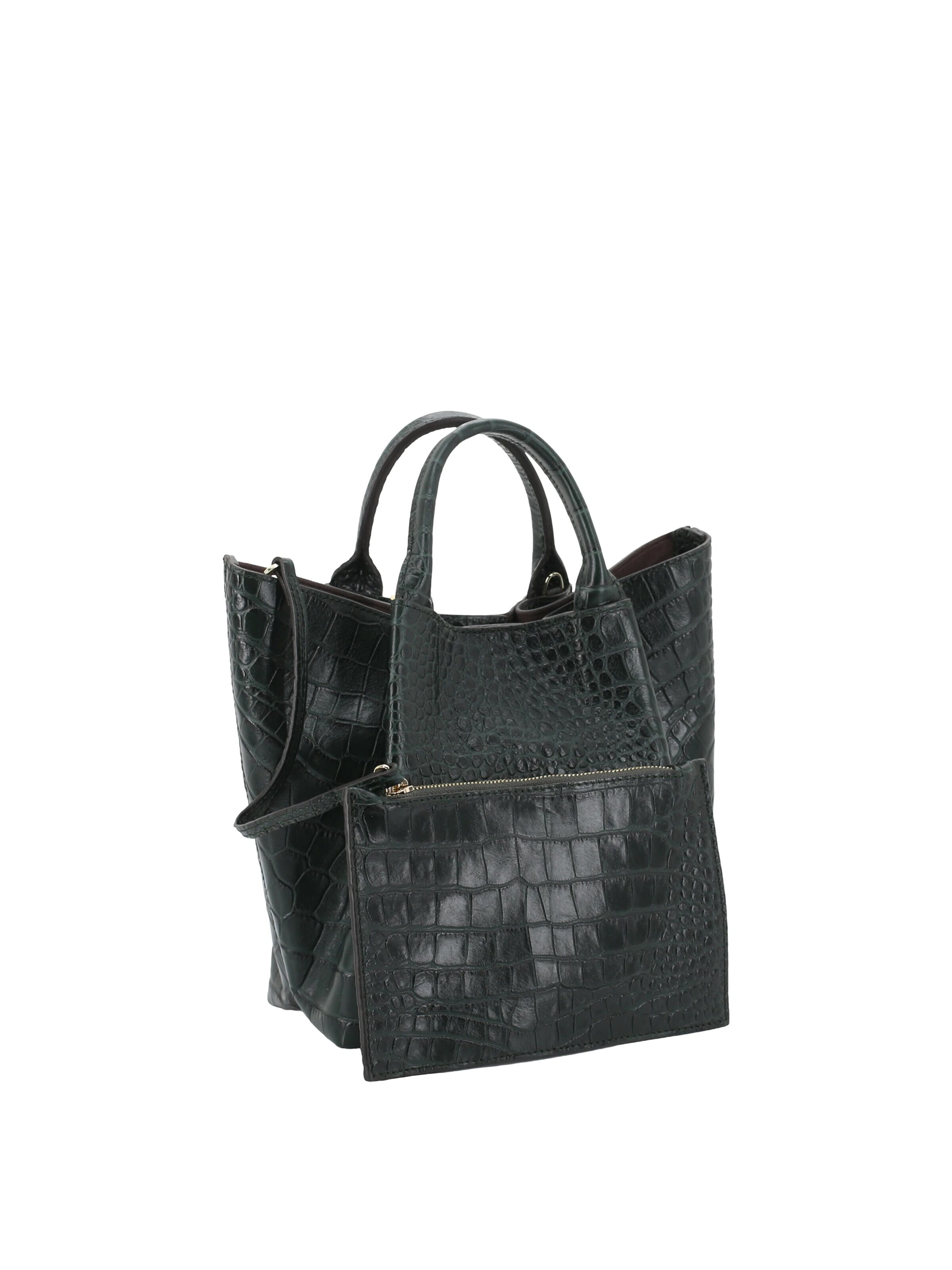 ABRO Shopper 'ESSENITAL' in Green