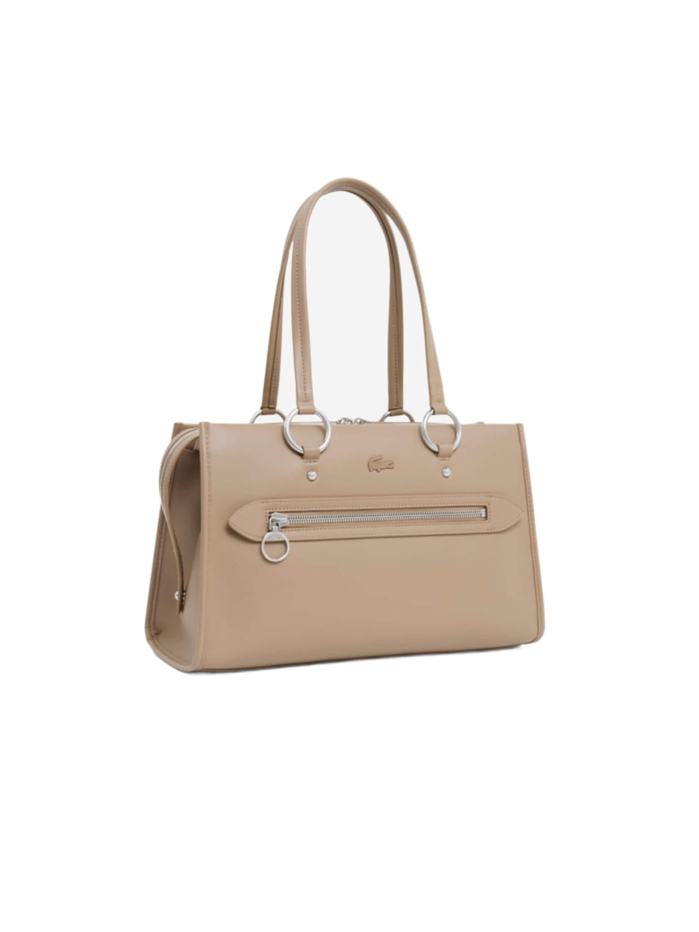 LACOSTE - Bolso de mano 'Lacoste Sac à main Femme Celys Viennois' en beige
