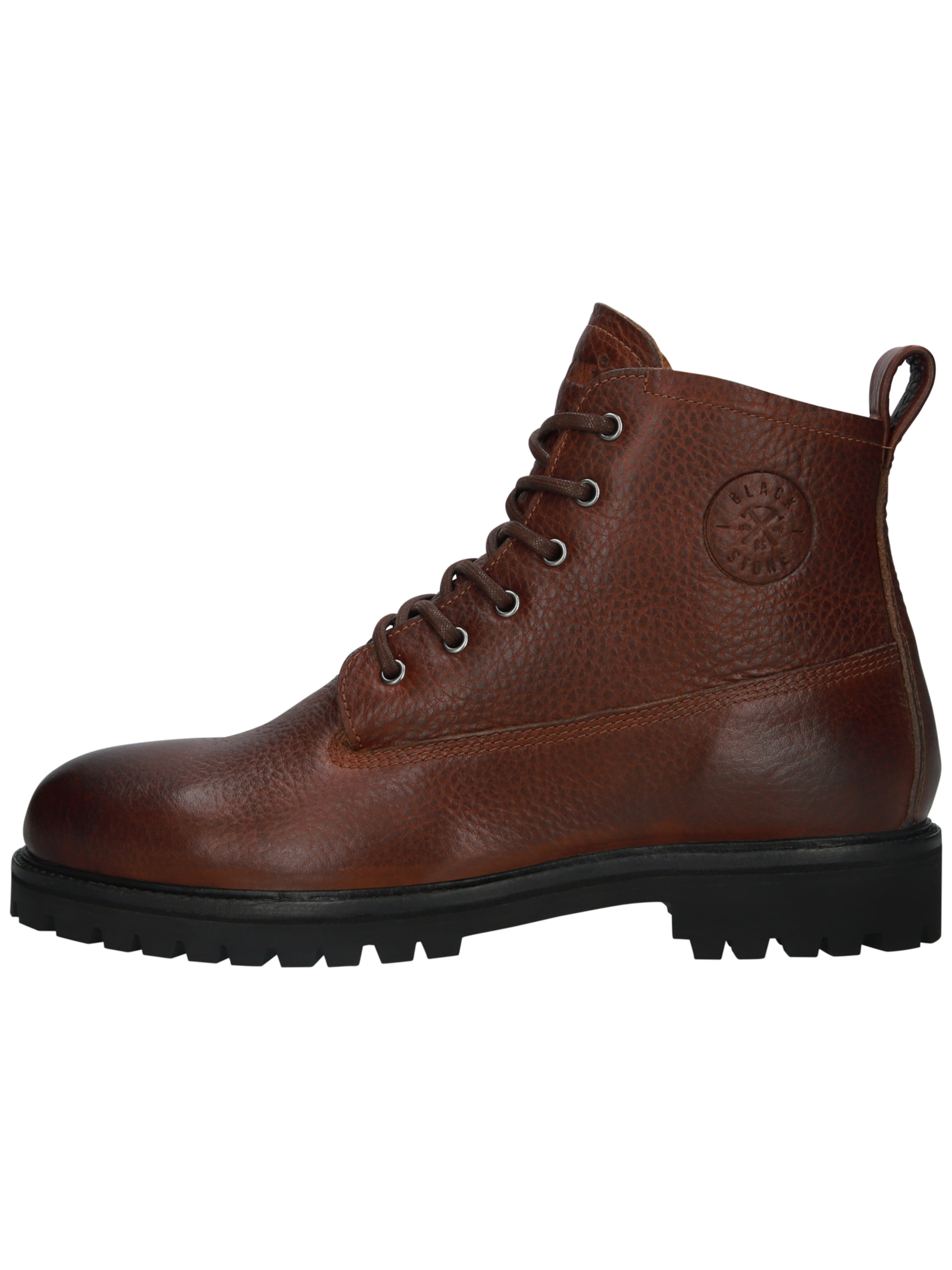 Boots stringati 'Rock Hardy OM62' di BLACKSTONE in marrone: frontale