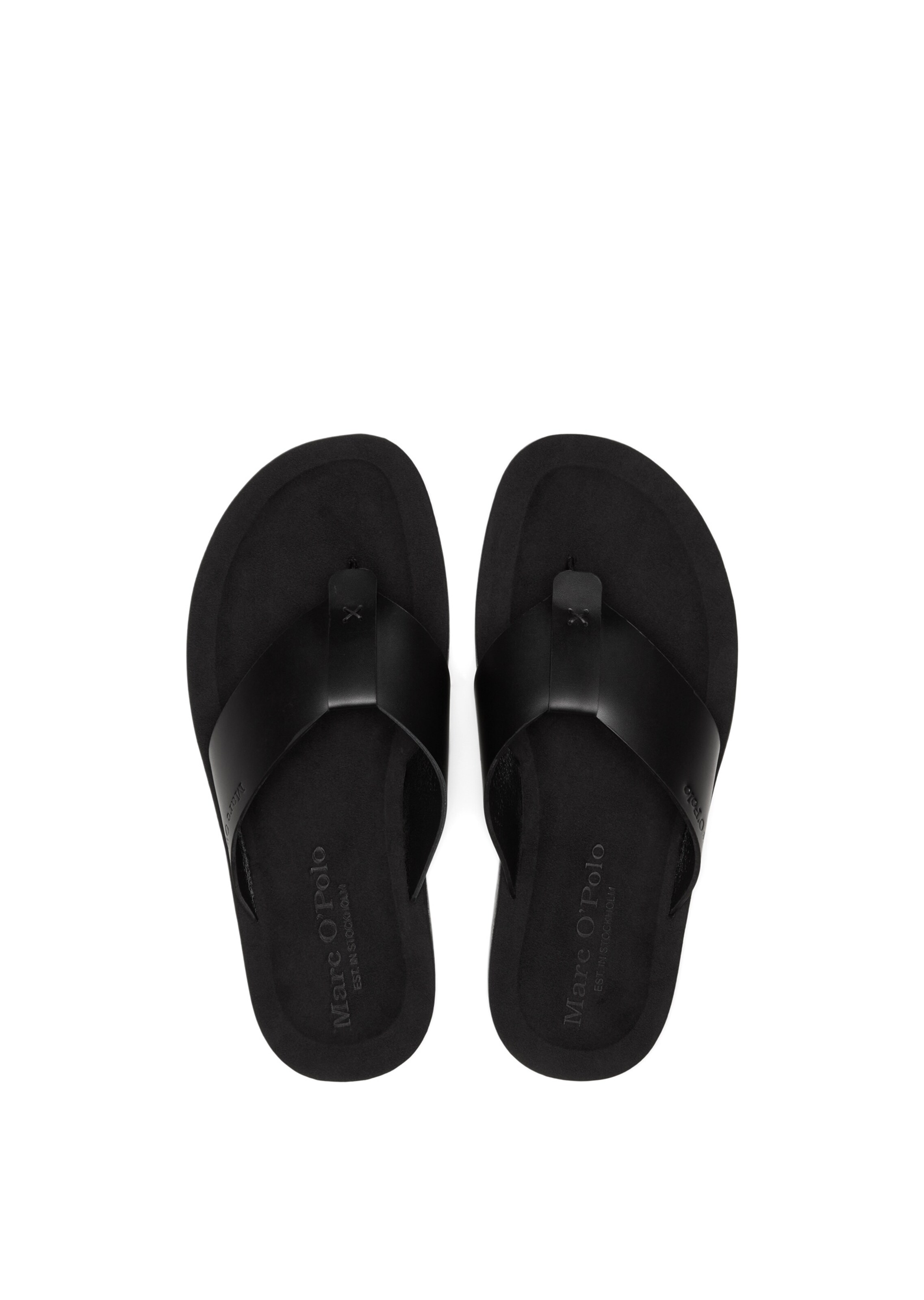 Marc O'Polo Teenslippers 'Lua' in Zwart