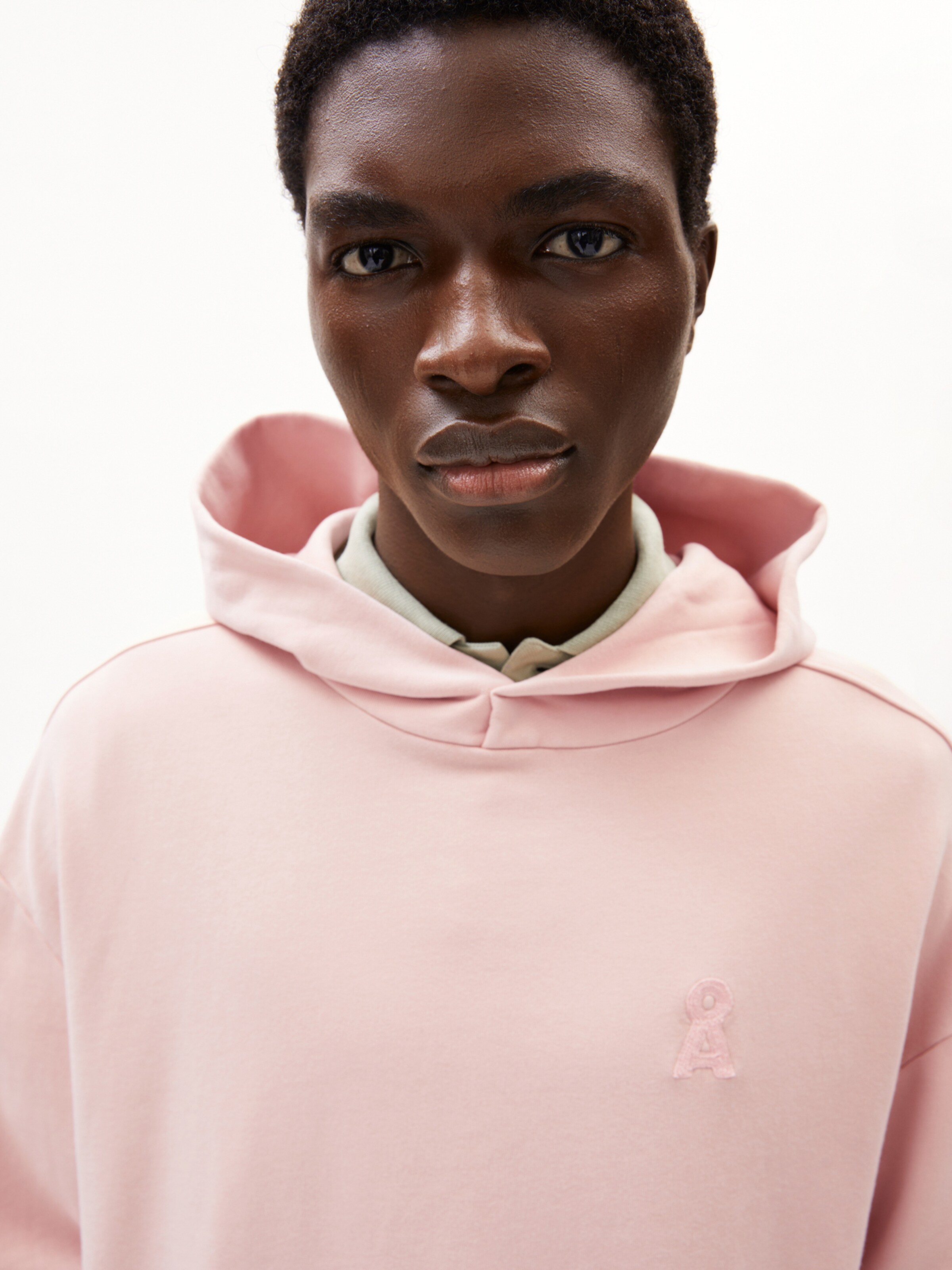 ARMEDANGELS Pullover EMAAL HOODIE GMT DYE in Pink