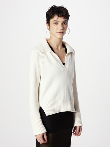 Pull-over 'AVERY' Abercrombie & Fitch en blanc : devant