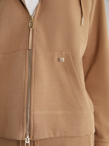 JOOP! Zip-Up Hoodie in Brown