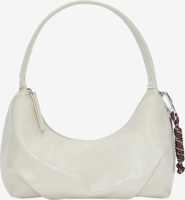 Pull&Bear Schoudertas 'CHARM' in Beige: voorkant