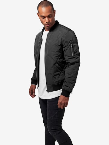 Veste mi-saison Urban Classics en noir : devant