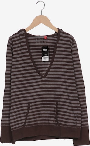 ESPRIT Sweatshirt & Zip-Up Hoodie in L in Brown: front