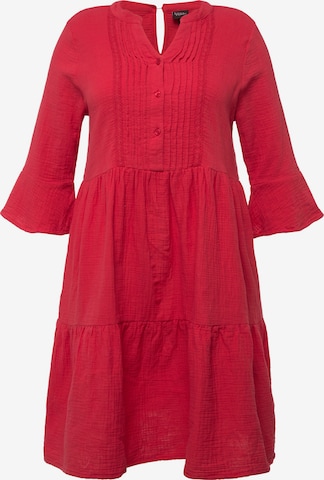 Ulla Popken Jurk in Rood: voorkant