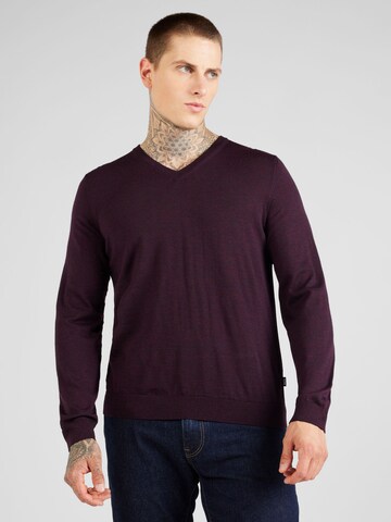 BOSS Sweater 'Melba' in Red: front