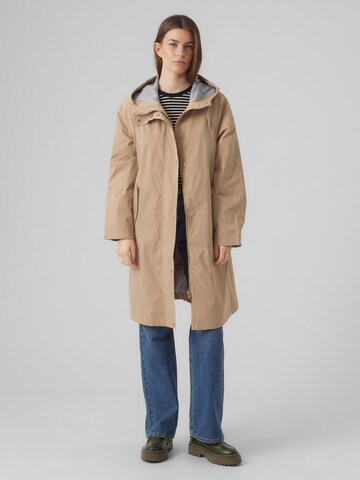 VERO MODA Between-Seasons Parka 'CHELSEA' in Beige