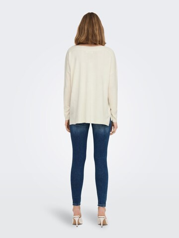 Pull-over 'Amalia' ONLY en blanc