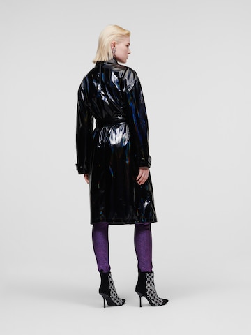 Karl Lagerfeld Mantel 'Iridescent' in Schwarz