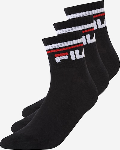 FILA Čarape u crvena / crna / bijela, Pregled proizvoda