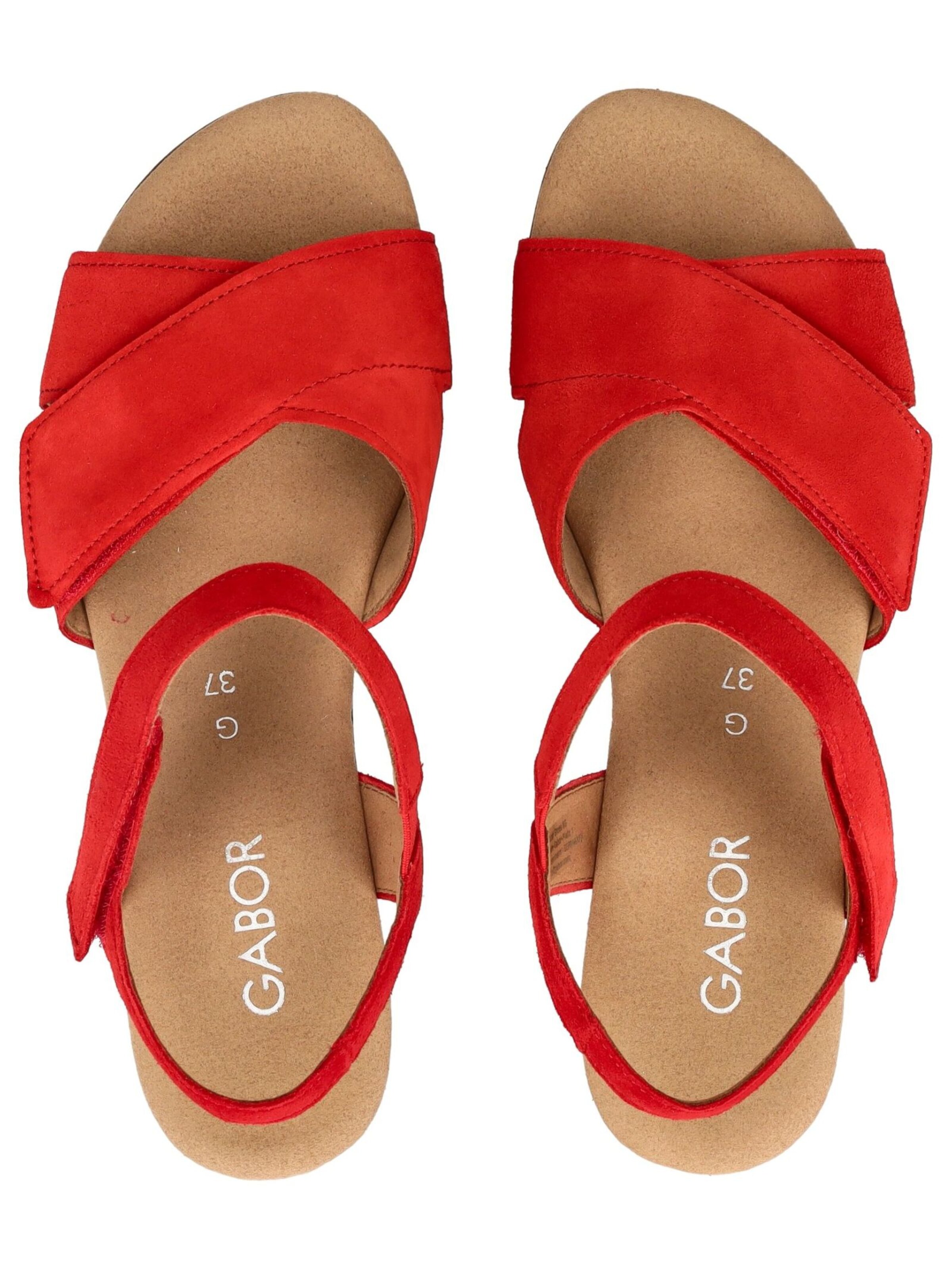 Sandalo con cinturino di GABOR in rosso