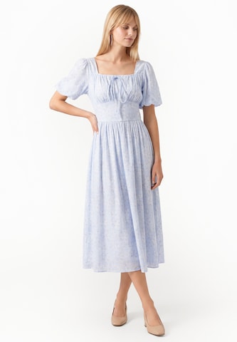Usha - Vestido en azul