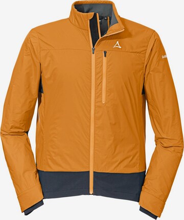 Schöffel Athletic Jacket 'Rugged' in Orange: front