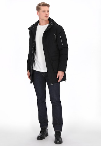 DreiMaster Vintage - Sobretudo meia-estação em preto