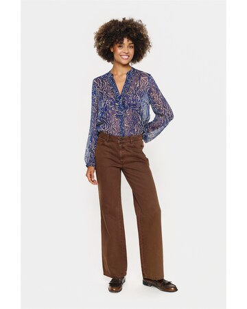 SAINT TROPEZ Blouse 'Valerie' in Blauw