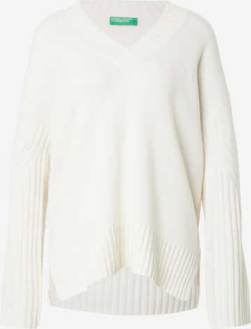 UNITED COLORS OF BENETTON Свитер в Бежевый: спереди