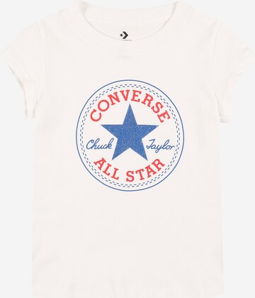 T-Shirt CONVERSE en blanc : devant