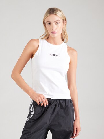 ADIDAS SPORTSWEAR Sports top 'Essentials' in White: front