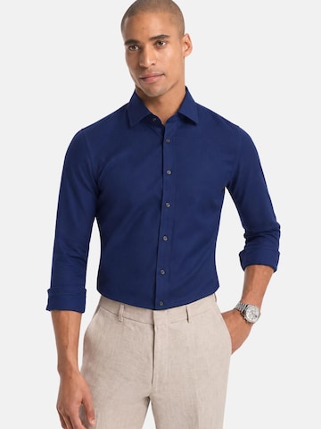 Michael Kors - Ajuste regular Camisa 'DOBBY ENGINEERD MODERN FIT SHIRT CAMICIA' en azul