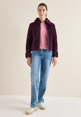 CECIL Veloursjacke in Lila