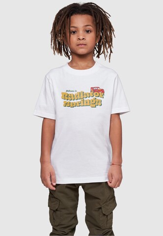 ABSOLUTE CULT Shirt 'Cars - Welcome To Radiator Springs' in White: front