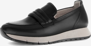 GABOR T-Bar Sandals in Black: front