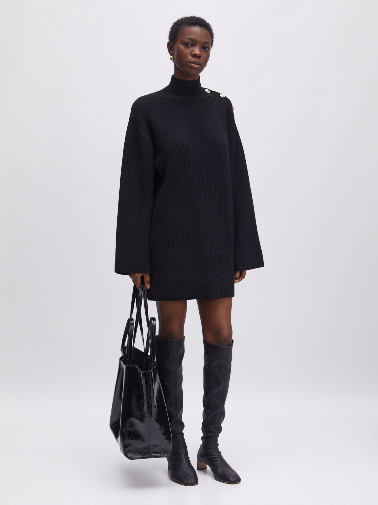 EDITED Jurk 'Femke' Zwart