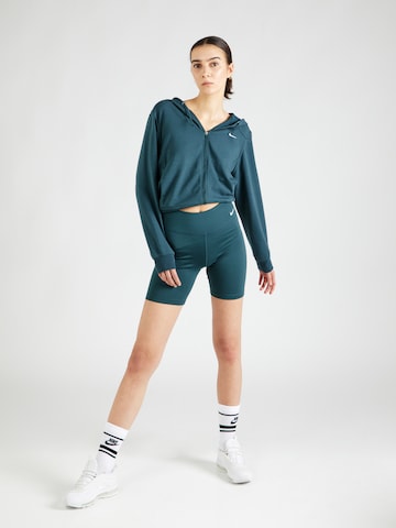 NIKESkinny Sportske hlače 'One' - zelena boja