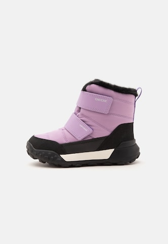 GEOX Snöboots 'TREKKYUP' i lila: framsida