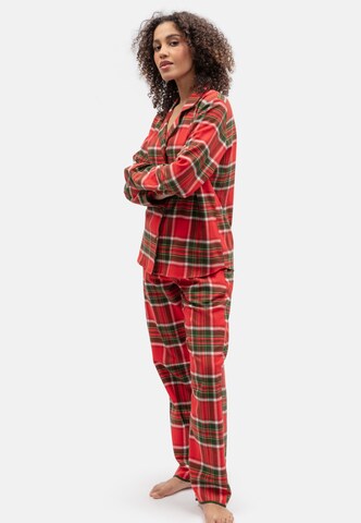Pantaloncini da pigiama 'Merry & Bright' di Cyberjammies in rosso