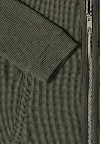 CECIL Zip-Up Hoodie in Green