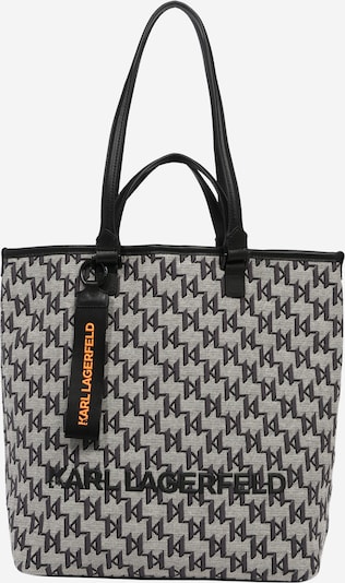Karl Lagerfeld Shopper in de kleur Grijs / Donkergrijs / Oranje / Zwart, Productweergave
