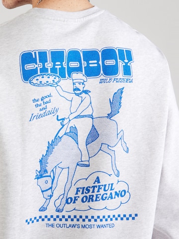 Iriedaily Sweatshirt 'Ciaoboy' in Grey