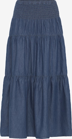 Pulz Nederdel 'PZJILL' i blå: forside