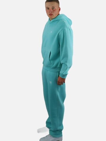 HEFTYKA Loosefit Sporthose 'OPEN' in Blau