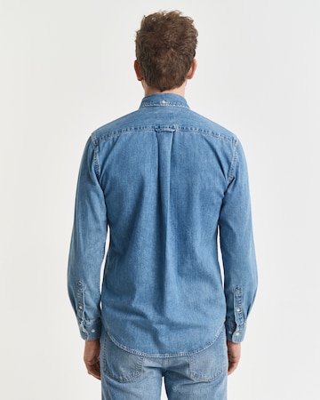 GANT Regular Fit Hemd in Blau
