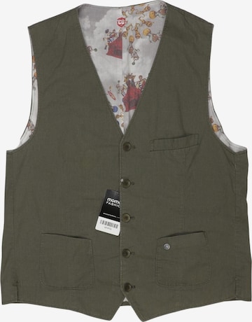 CG CLUB OF GENTS Weste L-XL in Grün: Vorderseite