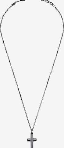 Collana di Breil in grigio: frontale