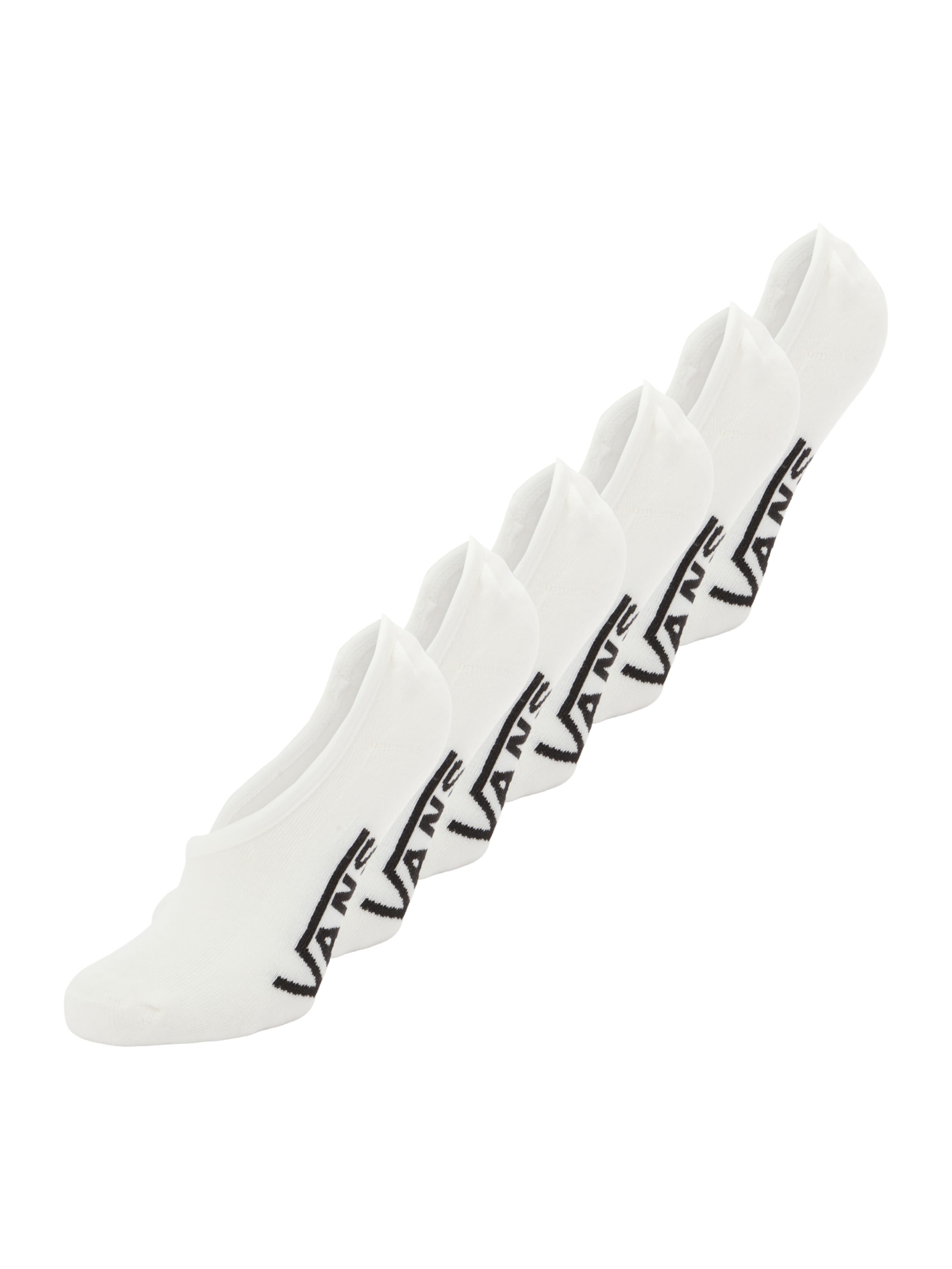 VANS Ankle Socks 'CLASSIC NO SHOW ROX' in White: front