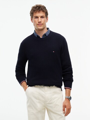 Pull-over TOMMY HILFIGER en bleu : devant