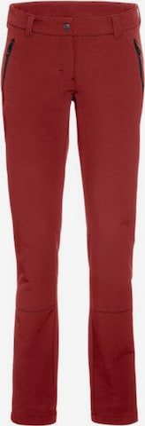 Maier Sports Slimfit Outdoorhose 'Helga' in Rot: predná strana