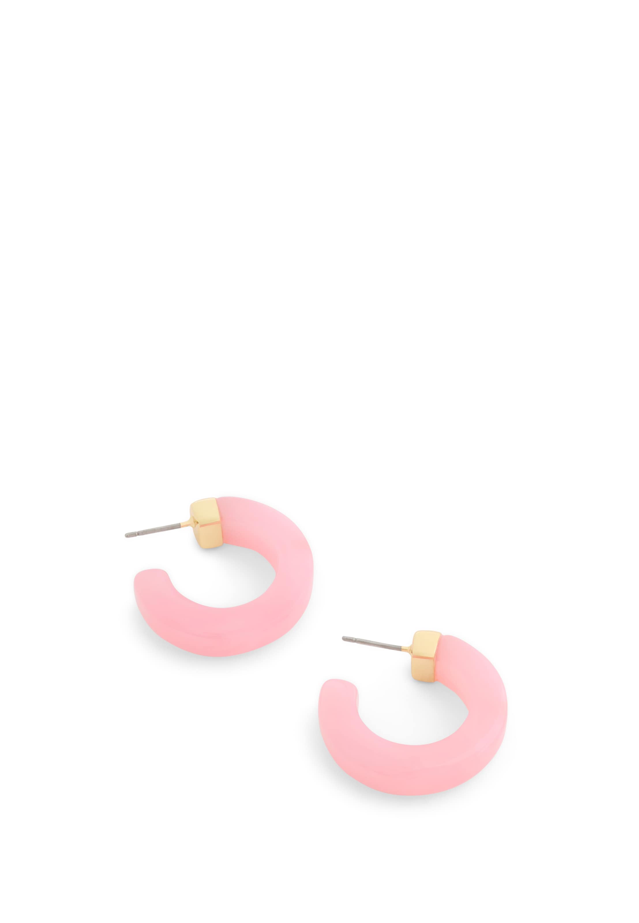 Boucles d'oreilles 'Signature C' COACH en rose