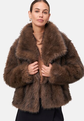 Veste mi-saison zero en marron : devant