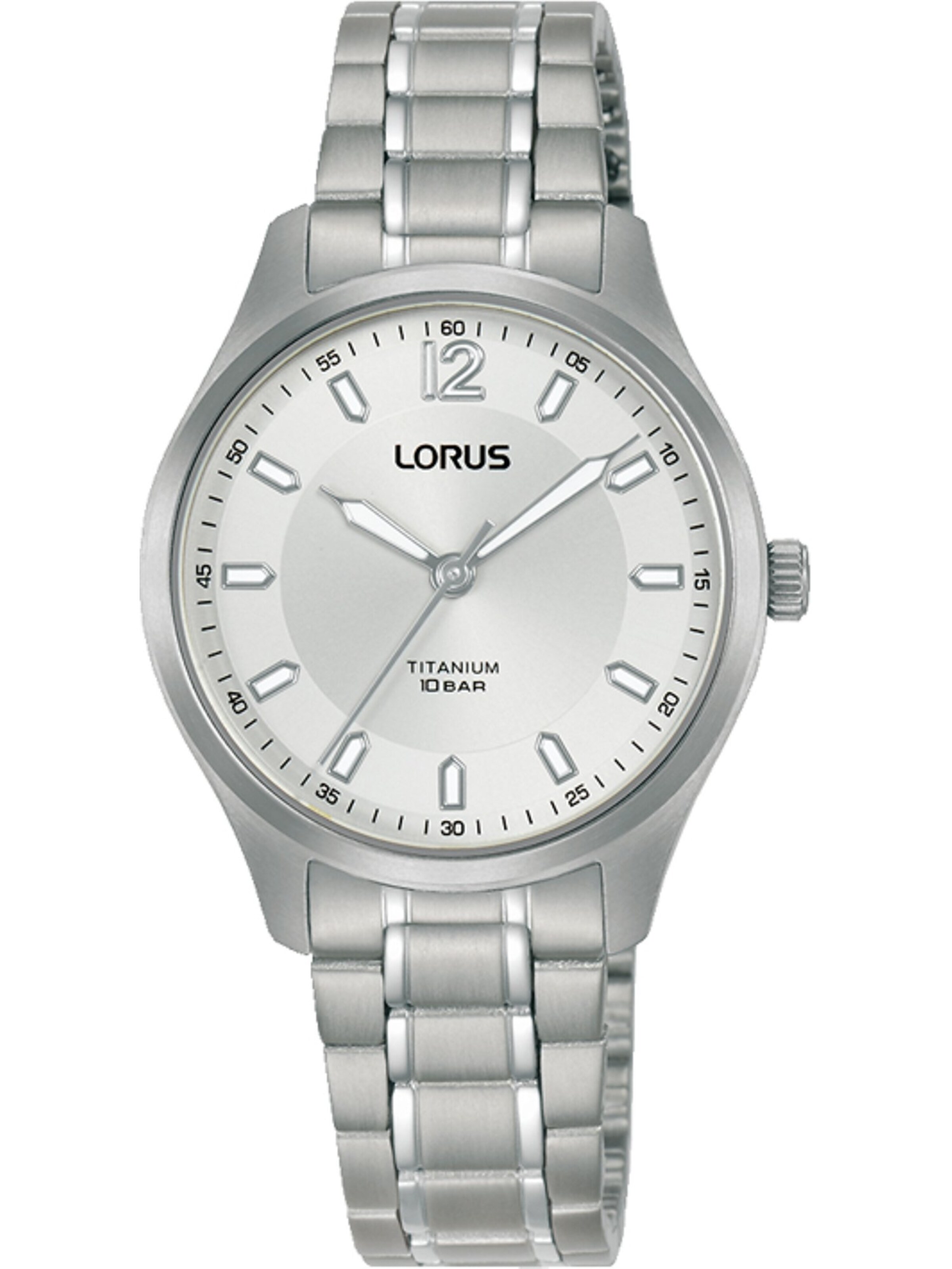 LORUS Analog Watch in Silver: front