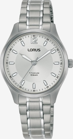 LORUS Analog Watch in Silver: front
