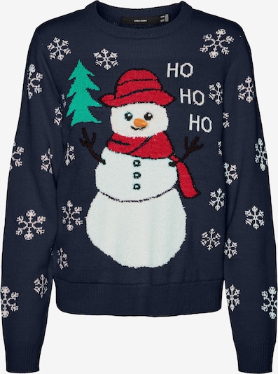 VERO MODA Sweater 'Snowman' in Blue / Mixed colors, Item view