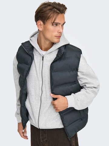 Only & Sons Vest 'UNION' in Black