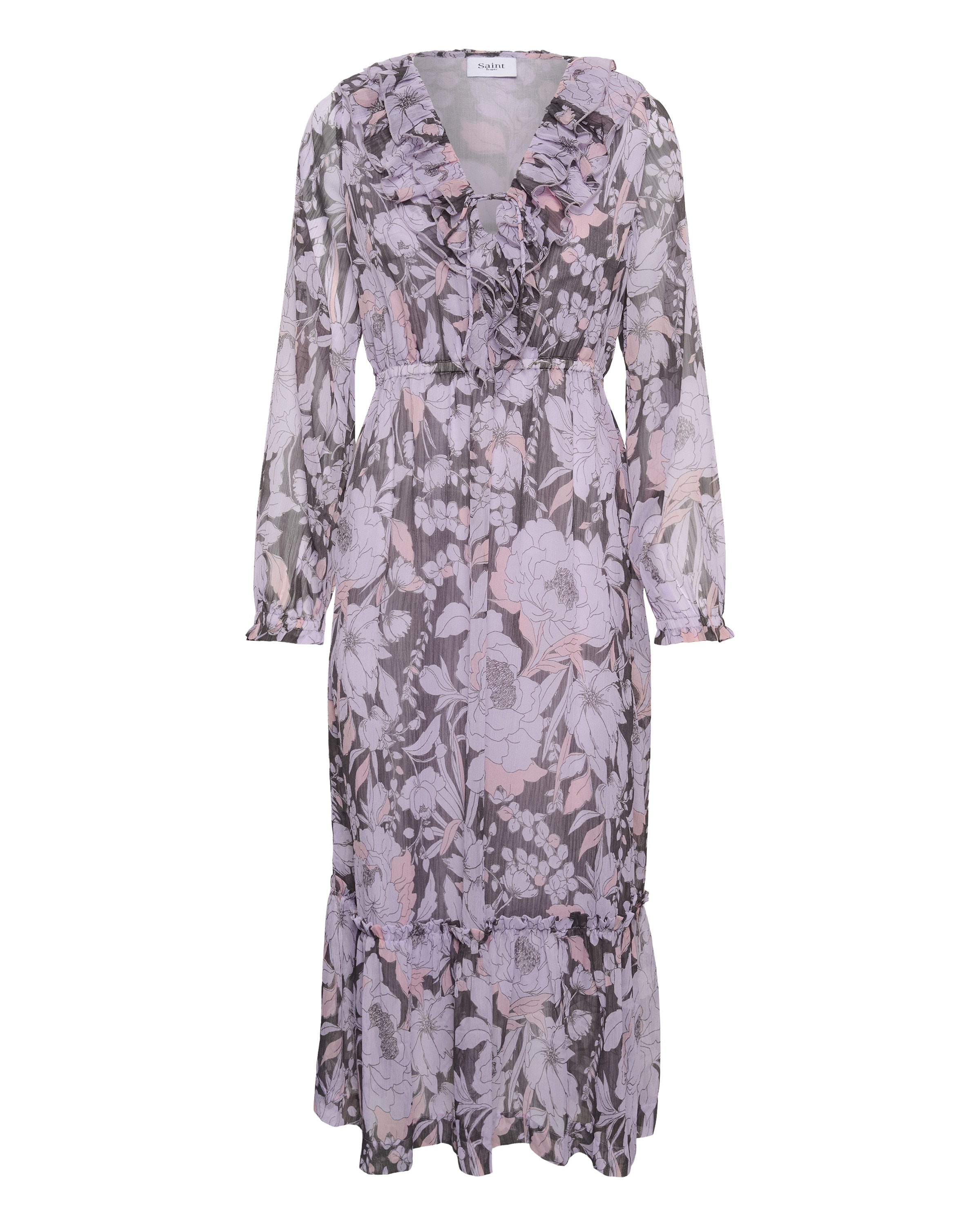 Robe 'SolangeSZ' SAINT TROPEZ en violet : devant